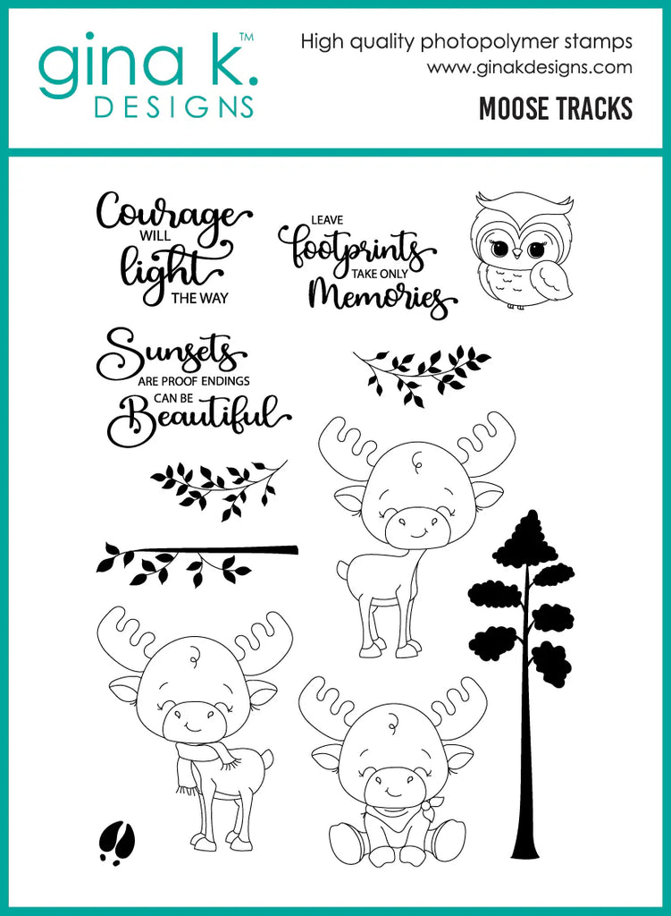 Moose Tracks Stamp Set