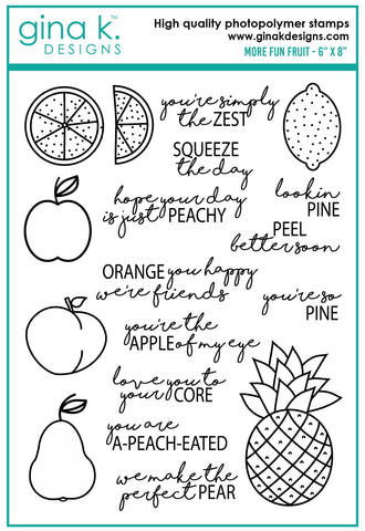 More Fun Fruit Stamp Set - RETIRING