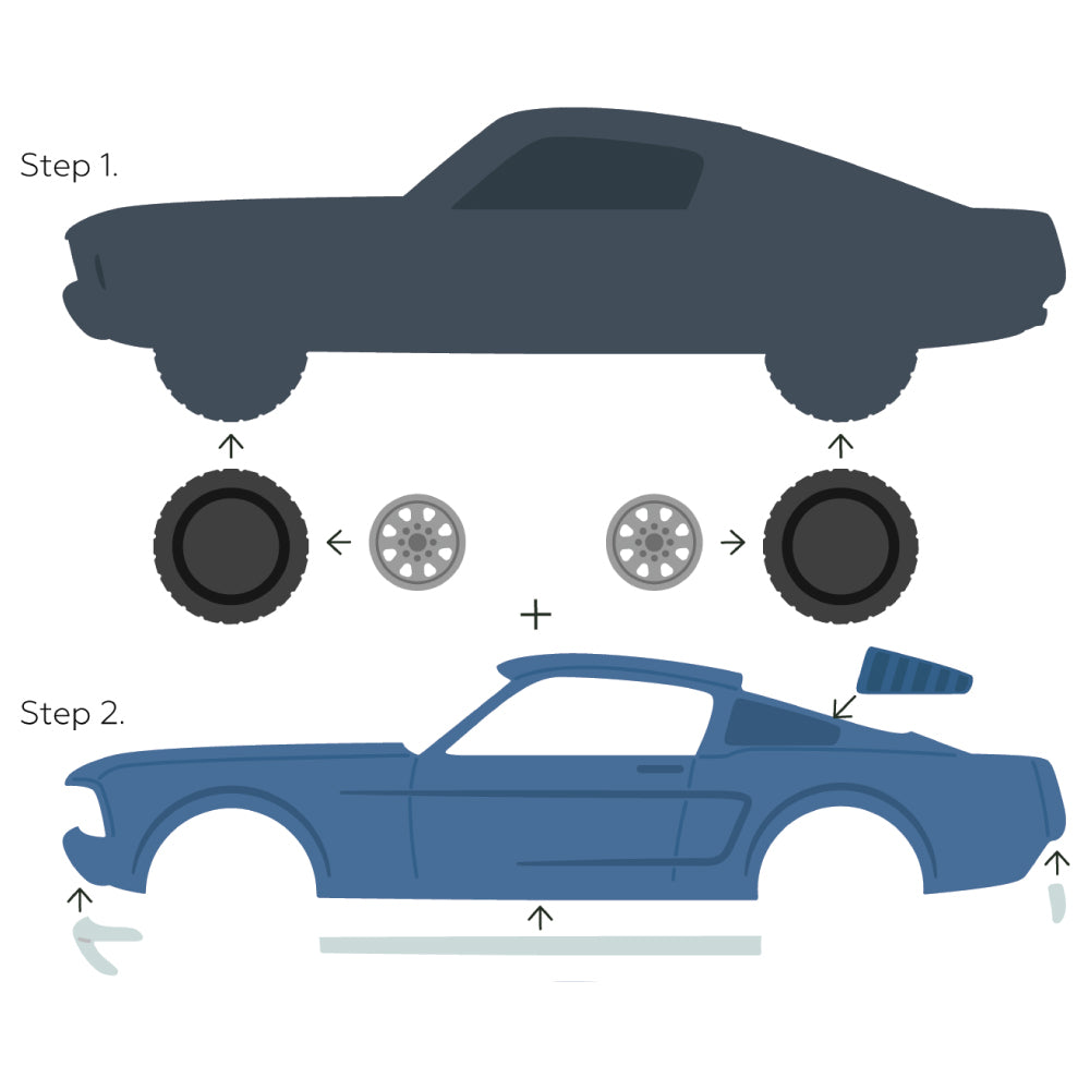 Lovely Layers Muscle Car Honey Cuts