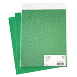 Papier cartonné à paillettes Essentials : Jade