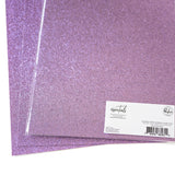 Papier cartonné à paillettes Essentials : Violet bonbon