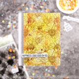 Golden Sunflower Flowerheads 6 x 6