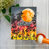 Oversized Hot Flashes Stencil 6 x 10