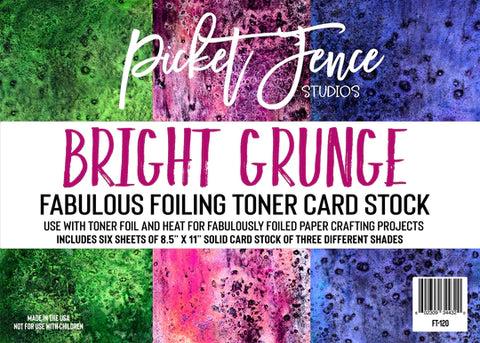 Fabulous Foiling Toner Card Stock - Bright Grunge