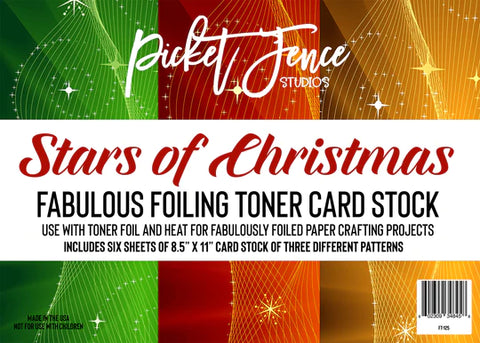 Fabulous Foiling Toner Card Stock - Stars of Christmas