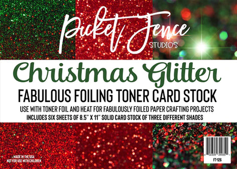 Fabulous Foiling Toner Card Stock - Christmas Glitter