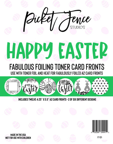Fabulous Foiling Toner Card Stock - Happy Easter