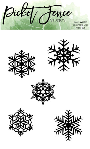 Plus de matrices de découpe flocon de neige d'hiver (taille de matrice variée) 4 x 6