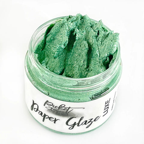 Papier Glaze Luxe-Holly Leaf Vert