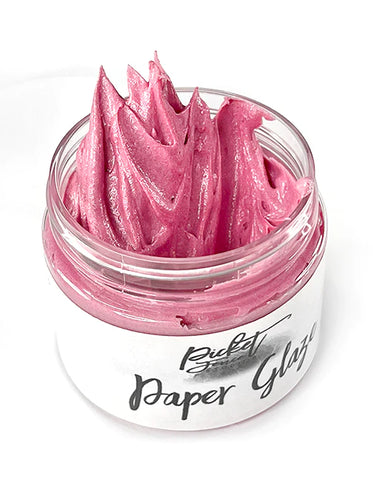 Paper Glaze Velvet - Pink Tinsel