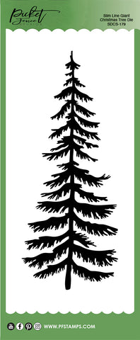 Matrice de découpe pour arbre de Noël géant Slim Line (taille de la matrice 3,05 x 8,17) 4 x 10