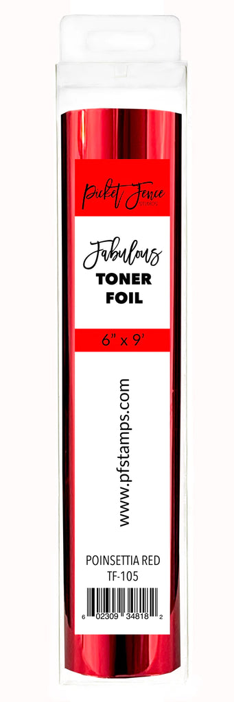 Feuille de toner fabuleuse - Poinsettia rouge