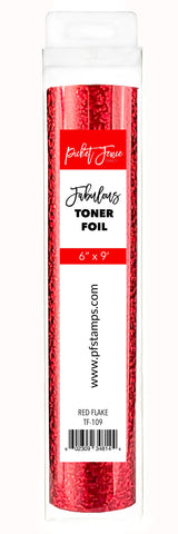 Feuille de toner fabuleuse - Flocon rouge