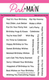 Time To Celebrate 4X6 Stamp Set