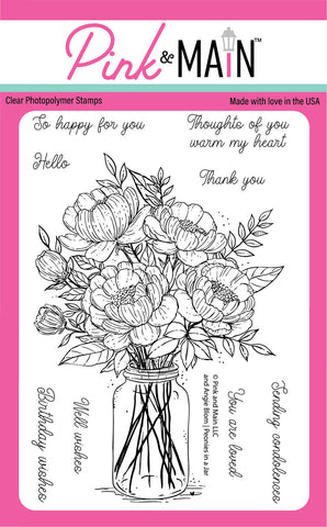 Jar of Peonies