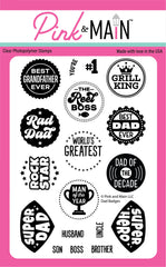 Man of the Year - Dad Badges