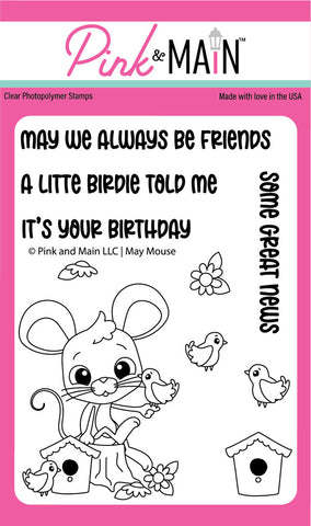 May Mouse 3X4 Stamp Set