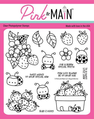Bugs & Berries 6X6 Stamp Set
