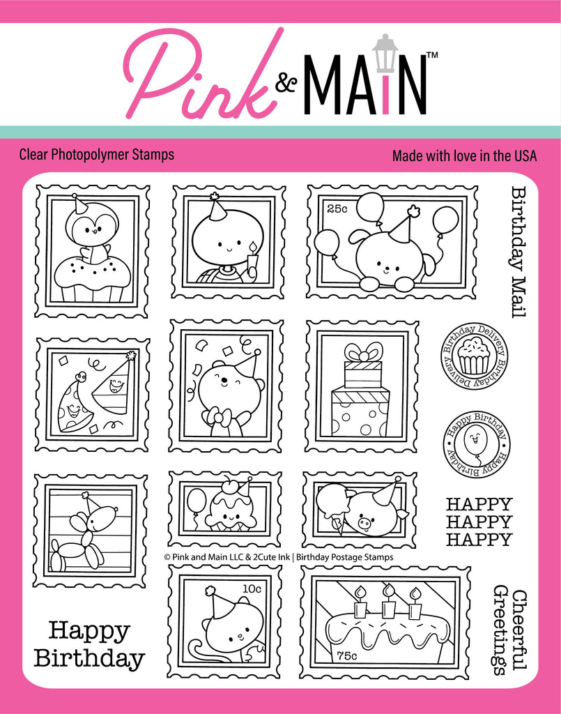 Birthday Postage Stamps