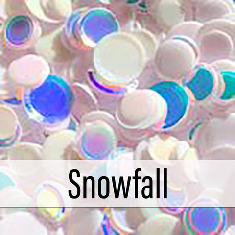 Confettis de chute de neige
