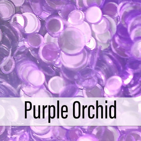 Confettis d'orchidées violettes