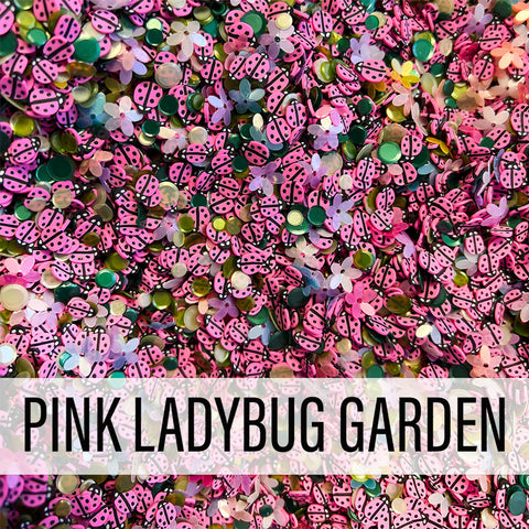 Pink Ladybug Garden Confetti