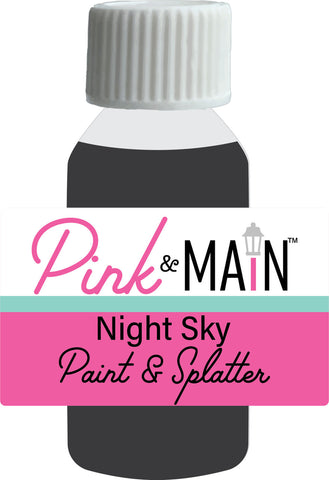 Night Sky Paint & Splatter