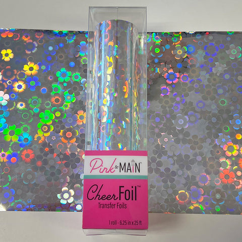 Flowers Silver CheerFoil