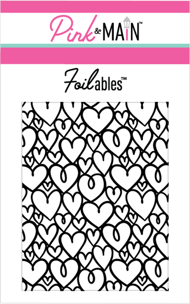 Loopy Hearts Panel Foilables