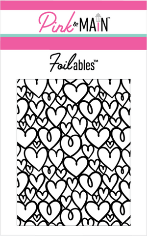 Panneau Foilables Loopy Hearts