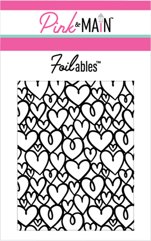 Loopy Hearts Panel Foilables