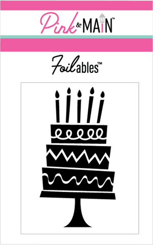 Tall Cake Panel Foilables