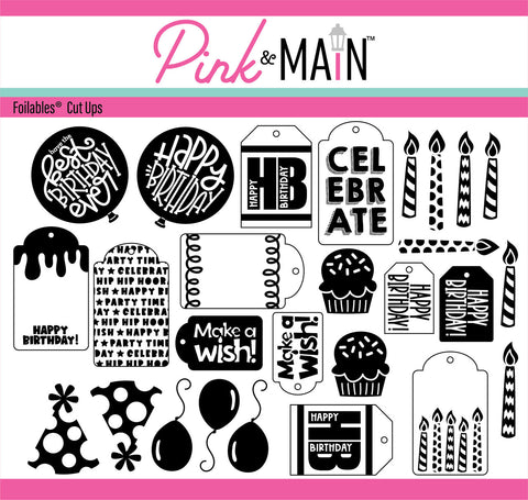Birthday Tags & More Foilables Cut Ups