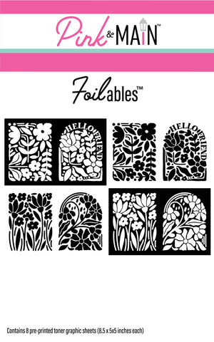Flower Motifs Foilables Sheets
