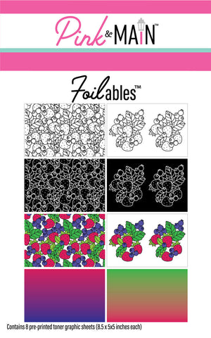 Berries Background Foilables Sheets