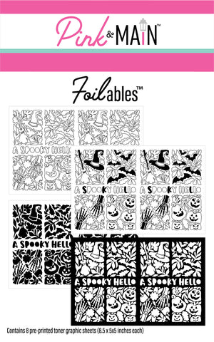 Spooky Hello Foilables® Sheets