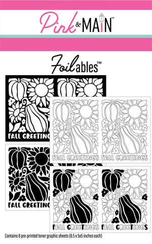 Fall Greetings Foilables® Sheets
