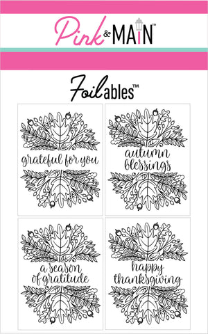 Season of Gratitude Foilables® Panels