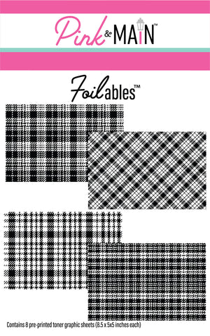 Bold Plaid Foilables® Sheets
