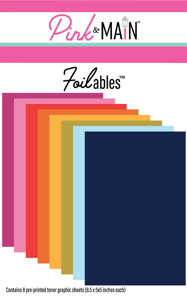 Bold Bright Color Foilables® Toner Sheets