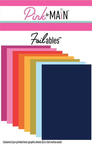 Bold Bright Color Foilables® Toner Sheets