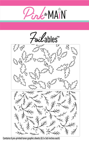 Leaves Acorns Foilables Sheets
