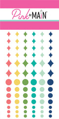 So Lucky Glitter Enamel Shapes