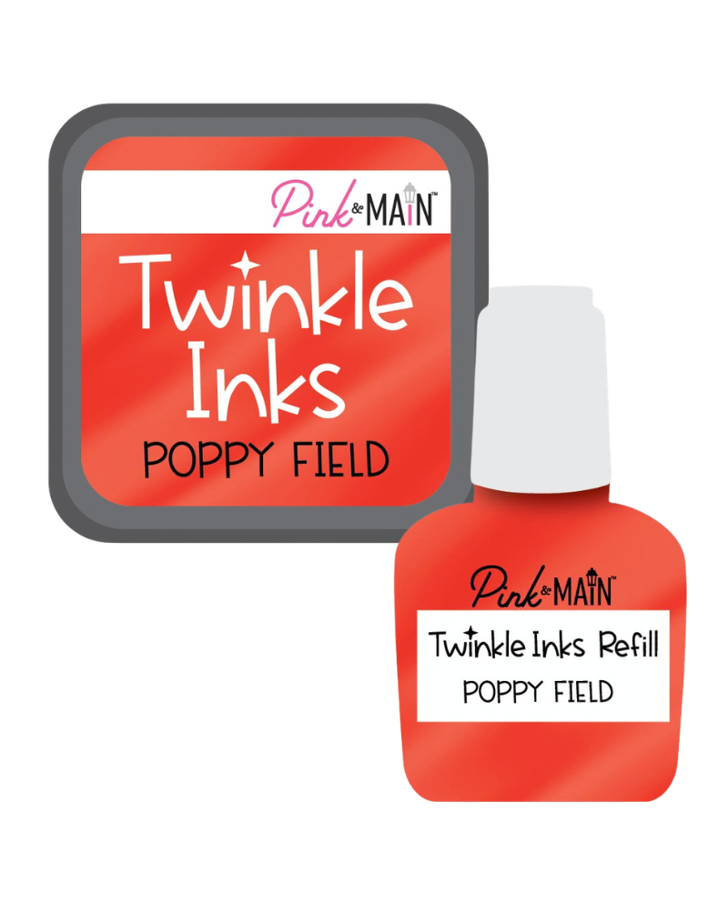 Poppy Field Twinkle Ink Pad + Refill