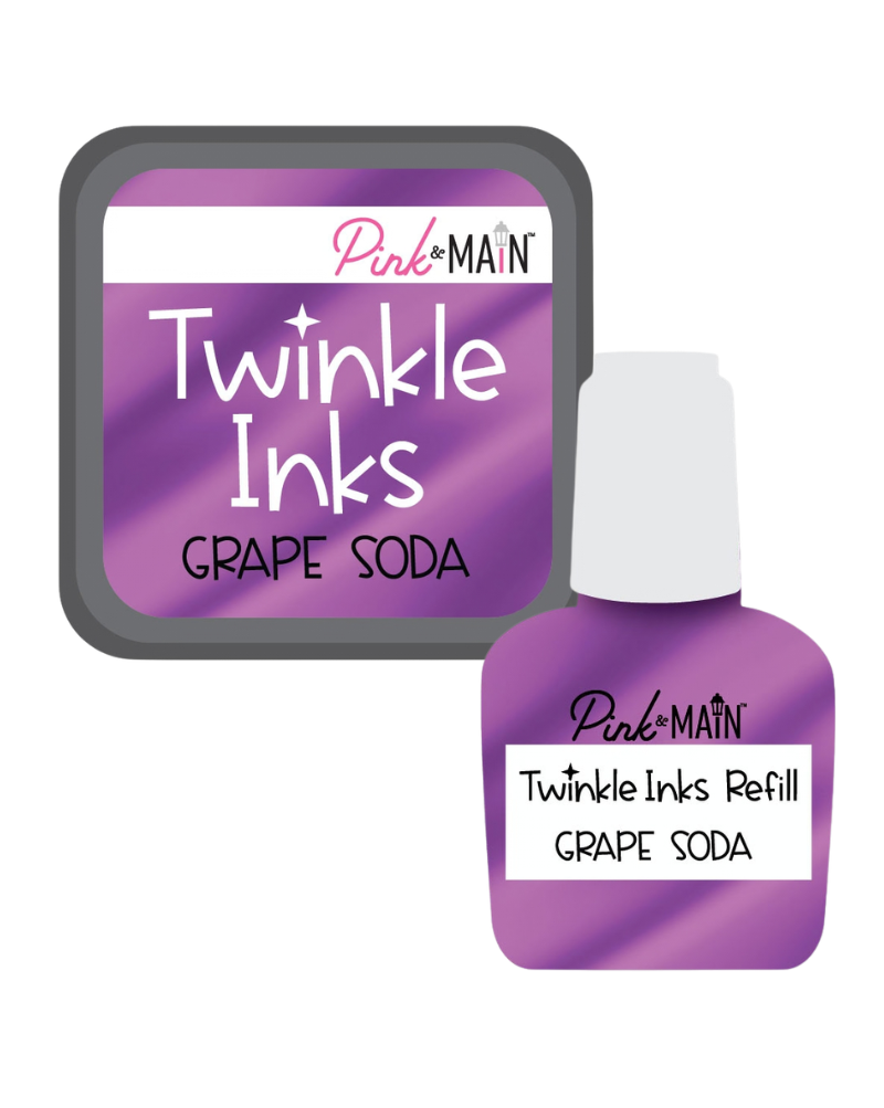 Grape Soda Twinkle Ink Pad + Refill
