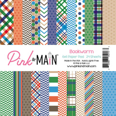 Bookworm 6x6 Paper Pad