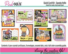 QUICK CARD KIT - SPOOKY HELLO