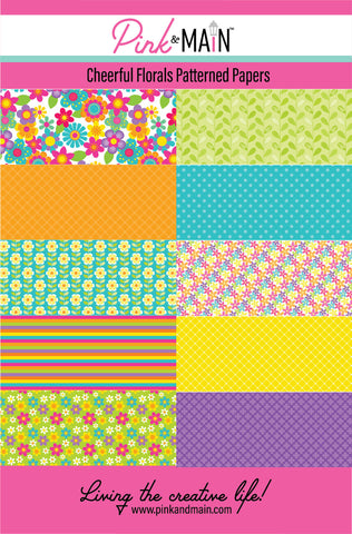 Cheerful Florals Paper Pack 8.5x8.5