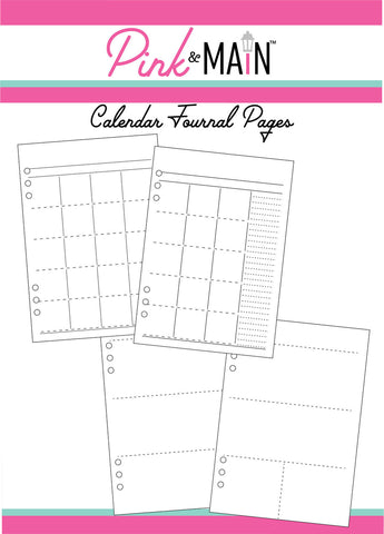Calendar Journal Pages