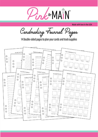 Cardmaking Journal Pages